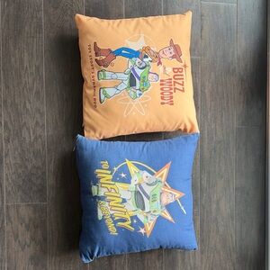 Toy Story Buzz and Woody Throw Pillows